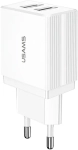Ładowarka sieciowa Dual USB 2,1 A USAMS biała