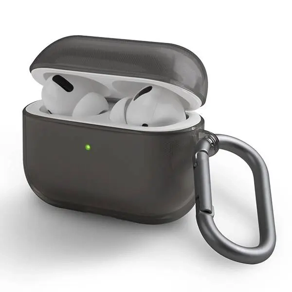 Etui UNIQ Glase AirPods Pro grafitowe