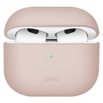 Etui UNIQ Lino AirPods 3. gen różowe