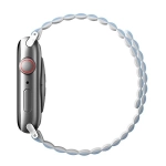 Pasek UNIQ Revix do Apple Watch Series 1/2/3/4/5/6/7/8/9/SE/SE2/SE3Ultra/Ultra 2 42/44/45/49mm Reversible Magnetic Biało-niebieski