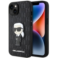 Karl Lagerfeld KLHCP14SSAKHPKK iPhone 14 / 15 / 13 6.1" czarny/black Saffiano Monogram Ikonik