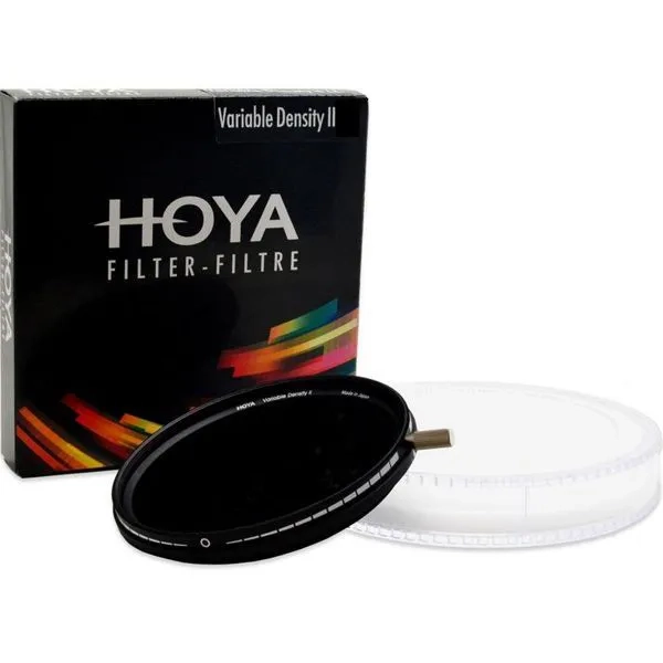 Filtr Hoya Variable Density II o zmiennej przepuszczalności ND3-ND400 szary 52 mm