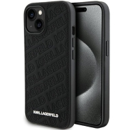 Karl Lagerfeld KLHCP15MPQKPMK iPhone 15 Plus / 14 Plus 6.7" czarny/black hardcase Quilted K Pattern