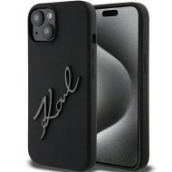 Karl Lagerfeld KLHCP15SSKSBMCK iPhone 15 / 14 / 13 6.1" czarny/black hardcase Silicone Karl Script