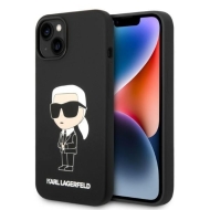 Karl Lagerfeld KLHMP14SSNIKBCK iPhone 14 / 15 / 13 6,1" hardcase czarny/black Silicone Ikonik Magsafe