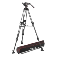 Zestaw statyw Manfrotto 645 Fast Twin Carbon + głowica Nitrotech 608 MVK608TWINFC