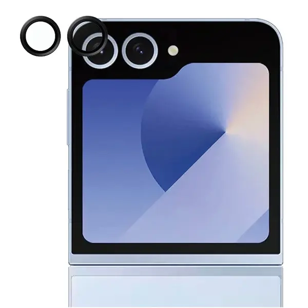 Szkło hartowane na aparat PanzerGlass Hoops do Samsung Galaxy Z Flip6 czarne