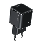 Ładowarka sieciowa USB-C 25 W USAMS T42 czarna