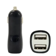 Ładowarka samochodowa do telefonu 2x USB VEGA czarna