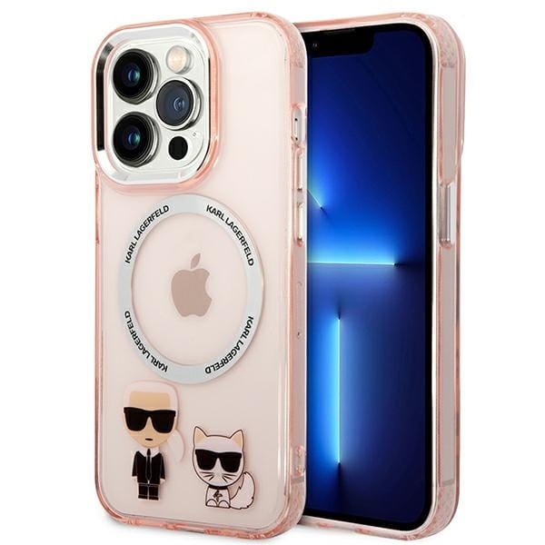 Etui Karl Lagerfeld iPhone 14 Pro Max 6,7" różowy