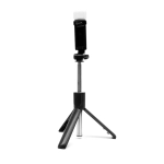 Uchwyt telefonu selfie stick Bluetooth z lampą LED + pilot Ecobox