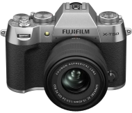 Aparat FujiFilm X-T50 + 15-45 mm f/3.5-5.6 OIS PZ srebrny