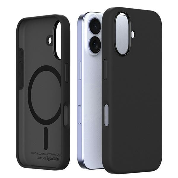 Araree etui Typoskin M iPhone 16 6.1" czarny/black AR20-02115A