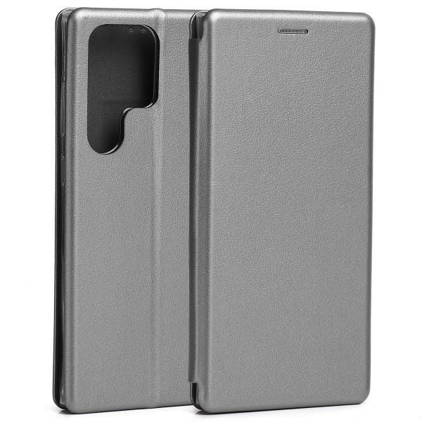 Beline Etui Book Magnetic Samsung S23 Ultra S918 stalowy/steel