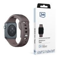 Pasek 3MK Silicone Watch Strap brązowy/taupe dla Apple Watch 38/40/41mm
