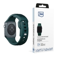 Pasek 3MK Silicone Watch Strap zielony/ evergreen dla Apple Watch 42/44/45/49mm