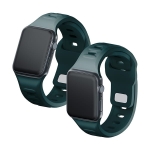 3MK Silicone Watch Strap zielony/ evergreen dla Apple Watch 42/44/45/49mm