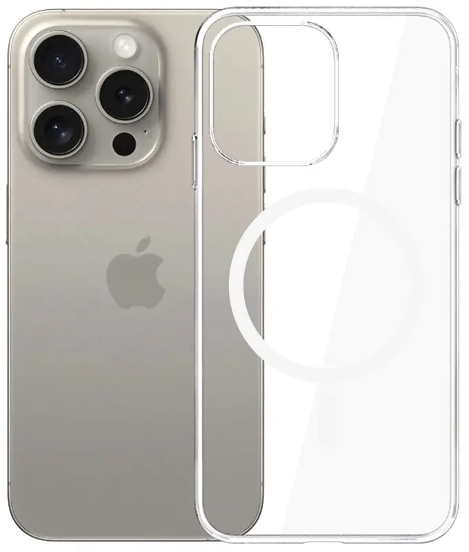 Etui do Apple iPhone 15 Pro - 3mk Clear MagCase