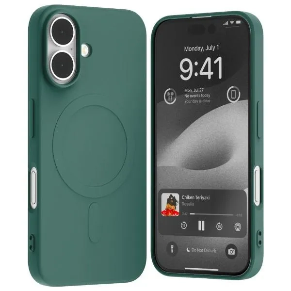 Etui do iPhone 16 Mercury MagSafe Semi-Silicone zielone