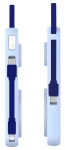 Powerbank 3mk PastelUp 10000 mAh 22.5 W MagSafe QI USB-A, USB-C, Lightning niebieski