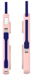 Powerbank 3mk PastelUp 10000 mAh 22.5 W MagSafe QI USB-A, USB-C, Lightning różowy