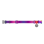 Nylonowa obroża dla psa z kodem QR WAUDOG szer. 15 mm, dł. 25-35 cm fioletowy