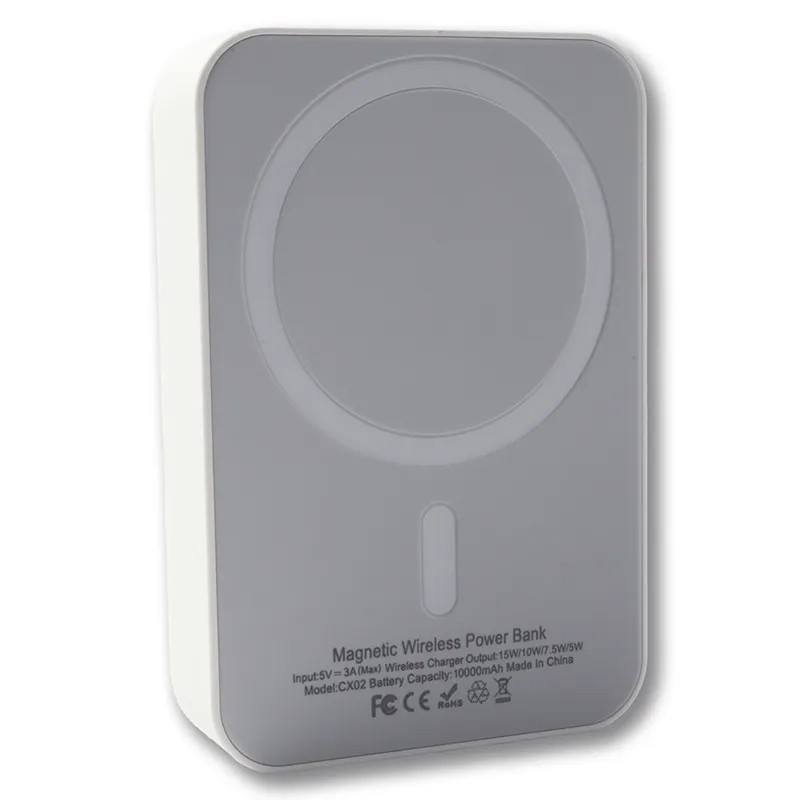 Powerbank magnetyczny Ecobox Powerbank Magsafe 10000 mAh biały