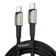 Kabel USB-C PD3.1 140 W 2 m Toocki TXCTT14-LG01-W2 perłowy nikiel