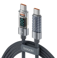Kabel USB-C PD 100 W 1 m Toocki TXCTT1-XY01 szary