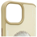 Nimmy etui iPhone 15 6.1" khaki Glasses Cool Dog