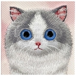 Nimmy etui iPhone 16 Pro Max 6.9 różowy/pink Big Eyed Pet 2.0 Cat