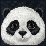 Nimmy etui iPhone 16 6.1" czarny/black Big Eyed Pet 2.0 Panda