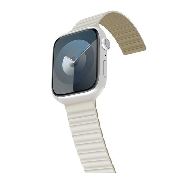 Araree pasek Silicone Link Apple Watch 38/40/41mm biało-zielony/warm white-khaki AR70-01908C
