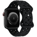 Beline pasek Apple Watch Silicone Woven 42/44/45/49 mm Czarny - Black box