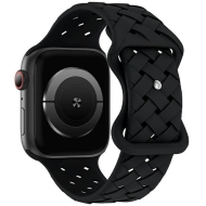 Beline pasek Apple Watch Silicone Woven 42/44/45/49 mm Czarny - Black box