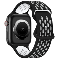 Beline pasek Apple Watch New Sport Silicone 42/44/45/49 mm Czarno-biały - Black-white box