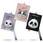 Nimmy portfel na karty rozowypink Big Eyed Pet 2.0 Cat-5.webp