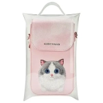 Nimmy torebka na telefon rozowy-pink Big Eyed Pet 2.0 Cat-3.webp