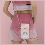 Nimmy torebka na telefon rozowy-pink Big Eyed Pet 2.0 Cat-8.webp