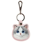 Nimmy Zestaw 3w1 torebka na telefon plus portfel plus etui na lokalizator rozowy-pink Big Eyed Pet 2.0 Cat-7.webp