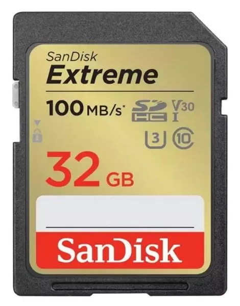 Karta pamięci SanDisk Extreme SDHC 32 GB C10 V30 UHS-I U3 (100 MB/s)