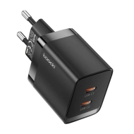 TOOCKI LAD SIEC 2xUSB-C GaN 40W BLK