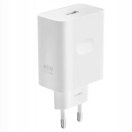 Ładowarka sieciowa do telefonu OPPO SUPERVOOC 45 W USB-A Biała - White