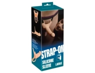Strap-on dildo przedłużenie penisa elastyczne 26 cm