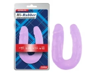 Wygięte Podwójne Żylaste Dildo Sex Lesbijski 18 cm