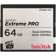 Karta pamięci SanDisk CFast 2.0 64GB Extreme PRO VPG 130 525/430 MB/s