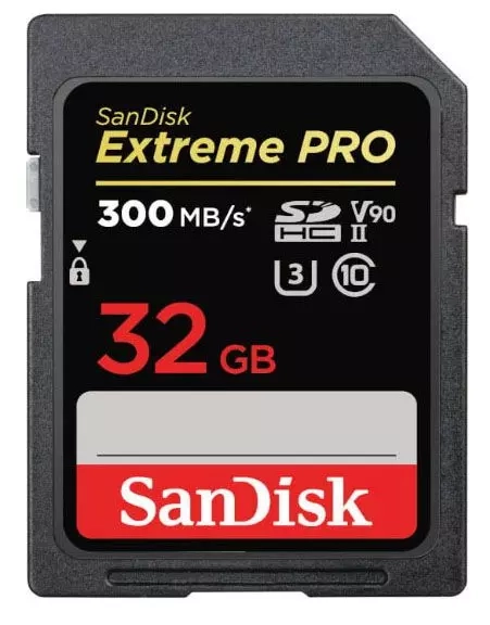 Karta pamięci Sandisk Extreme Pro SDHC 32 GB UHS-II V90 (300 MB/s)