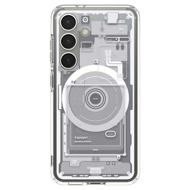 Etui Spigen Ultra Hybrid Mag do MagSafe do Galaxy S25 biały01.jpg