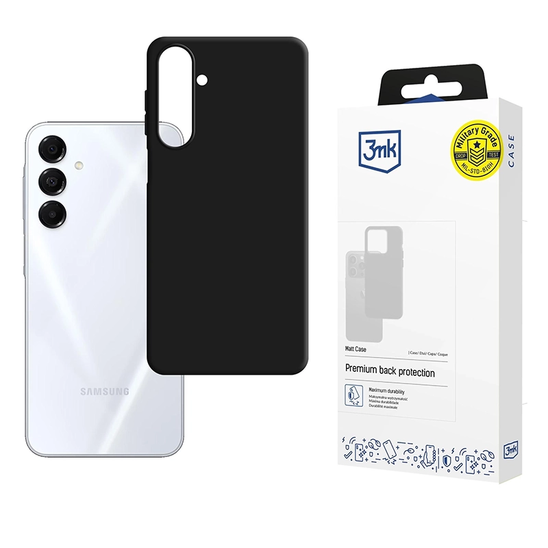 Etui 3MK Matt Case do Samsung Galaxy A17 5G Czarny