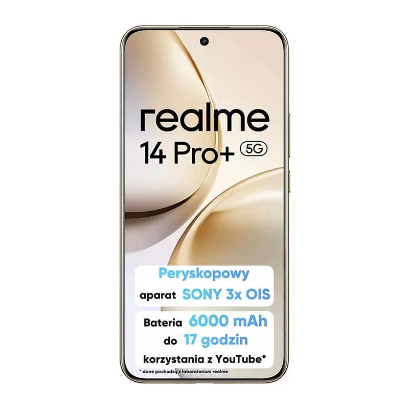 realme 14 Pro+ 5G 8/256 GB Perłowy - Pearl White